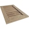 Ekena Millwork Timberthane Rough Sawn Vertical Faux Wood Non-Functional Gable Vent, Primed Tan, 36"W x 39"H GVURVE36X39DRSPR - alternate 4
